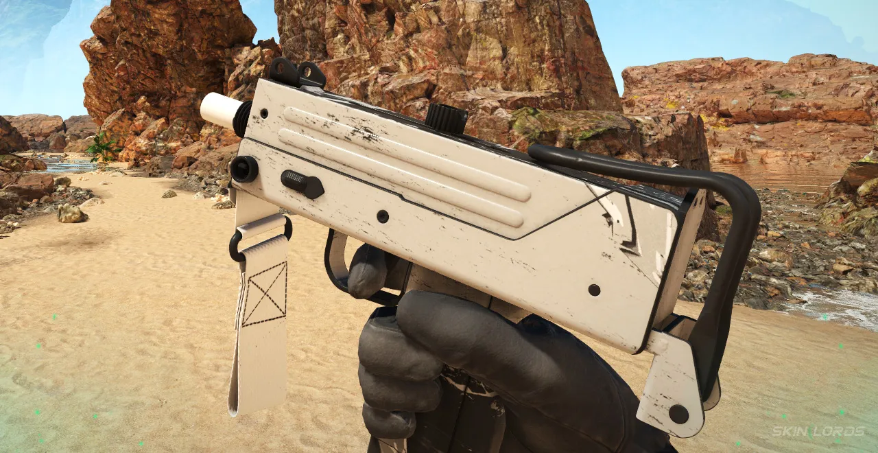 Tier 2 MAC-10 Snow Splash White Patterns