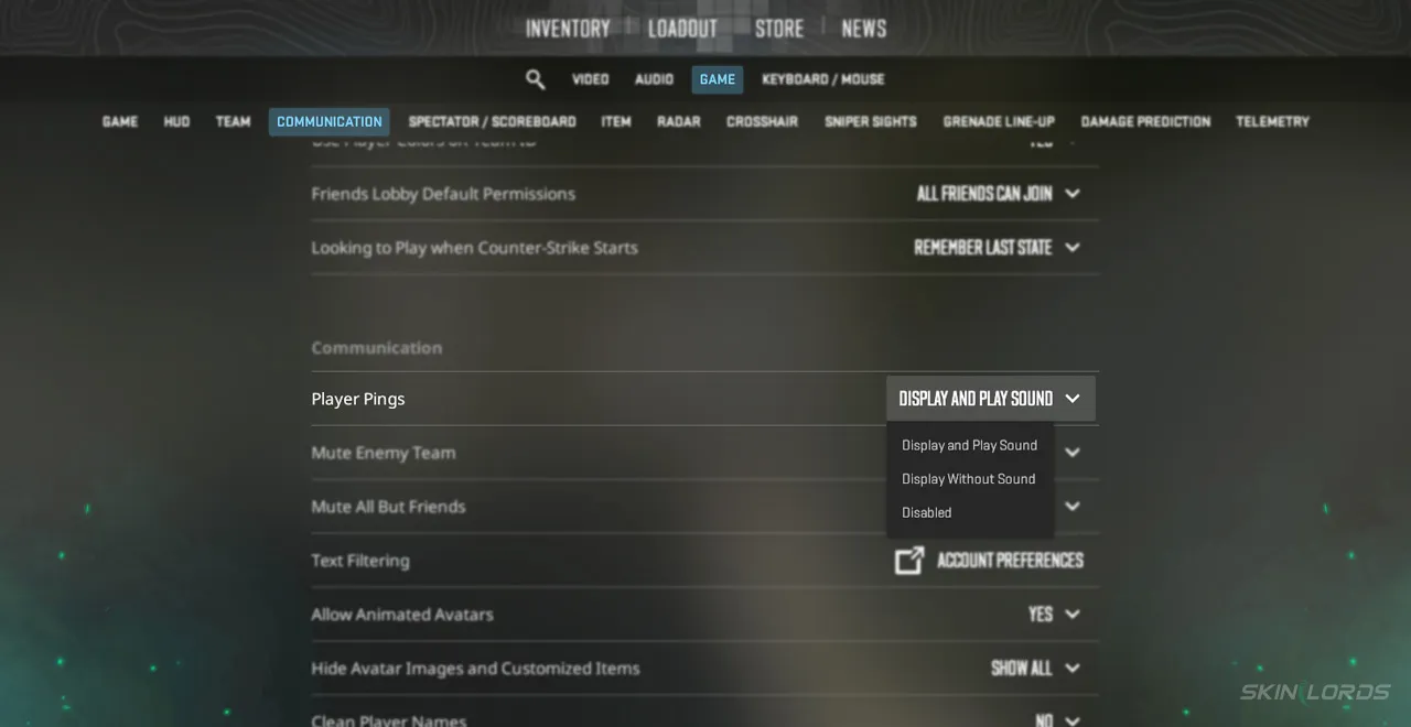How to Change Player Ping Settings