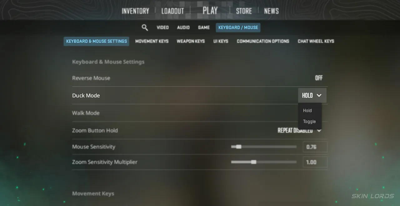 How To Change CS2 Crouch Mode: