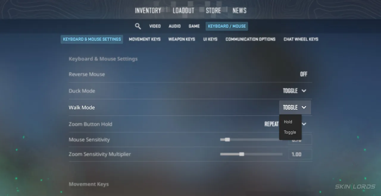 How to Change CS2 Walk Mode: