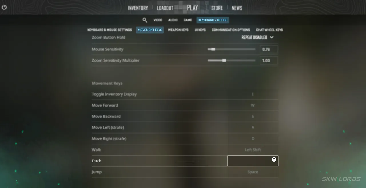 To Change CS2 Crouch Bind: