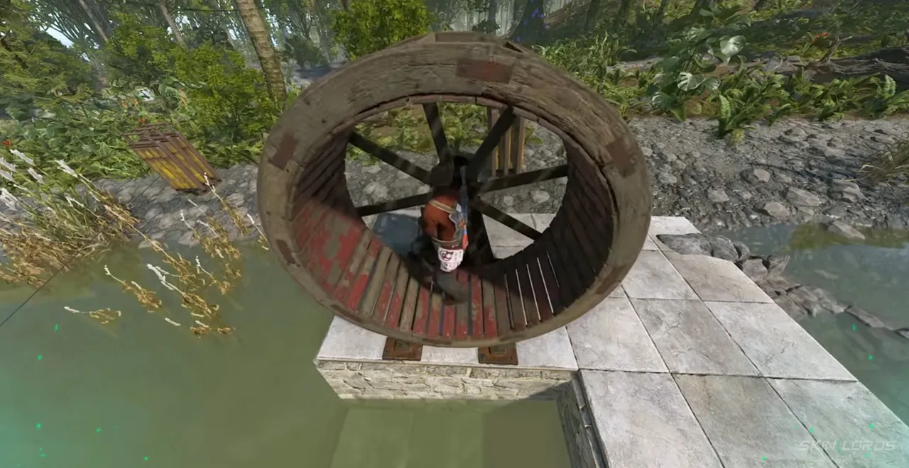 rust new Water Wheel