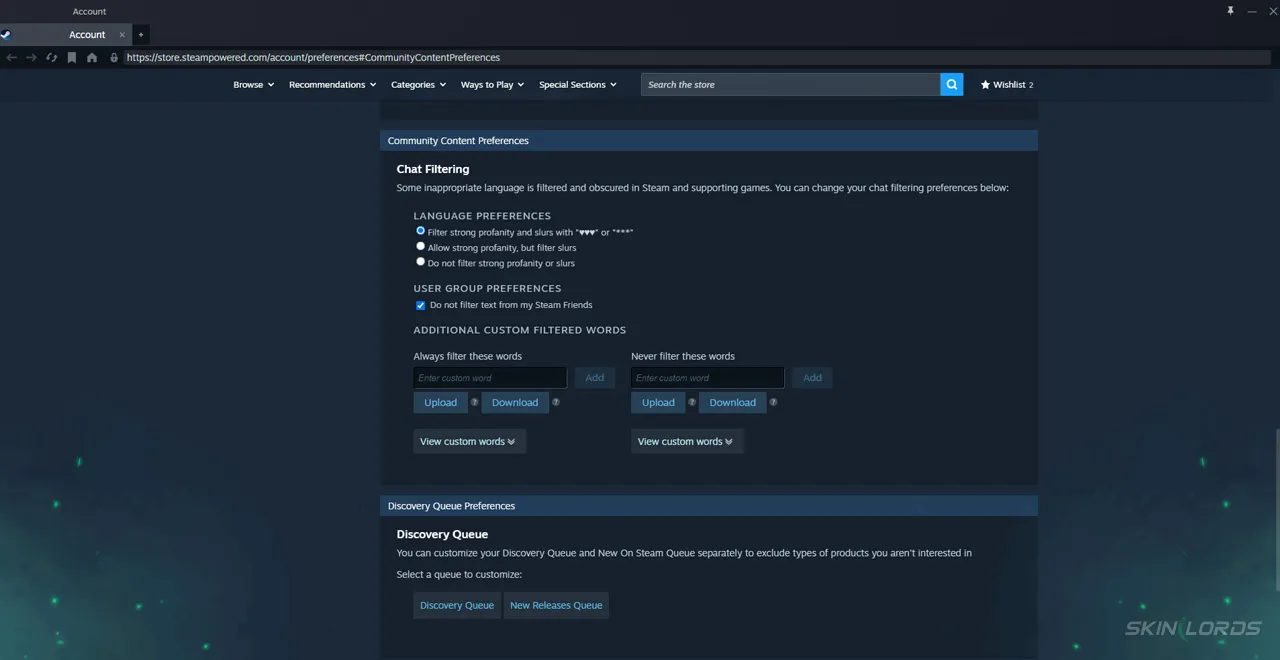 How to Change CS2 Chat Filter Settings