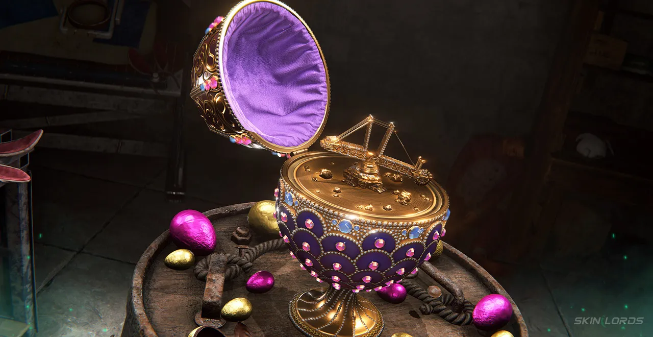 rust Amethyst Rustige Egg