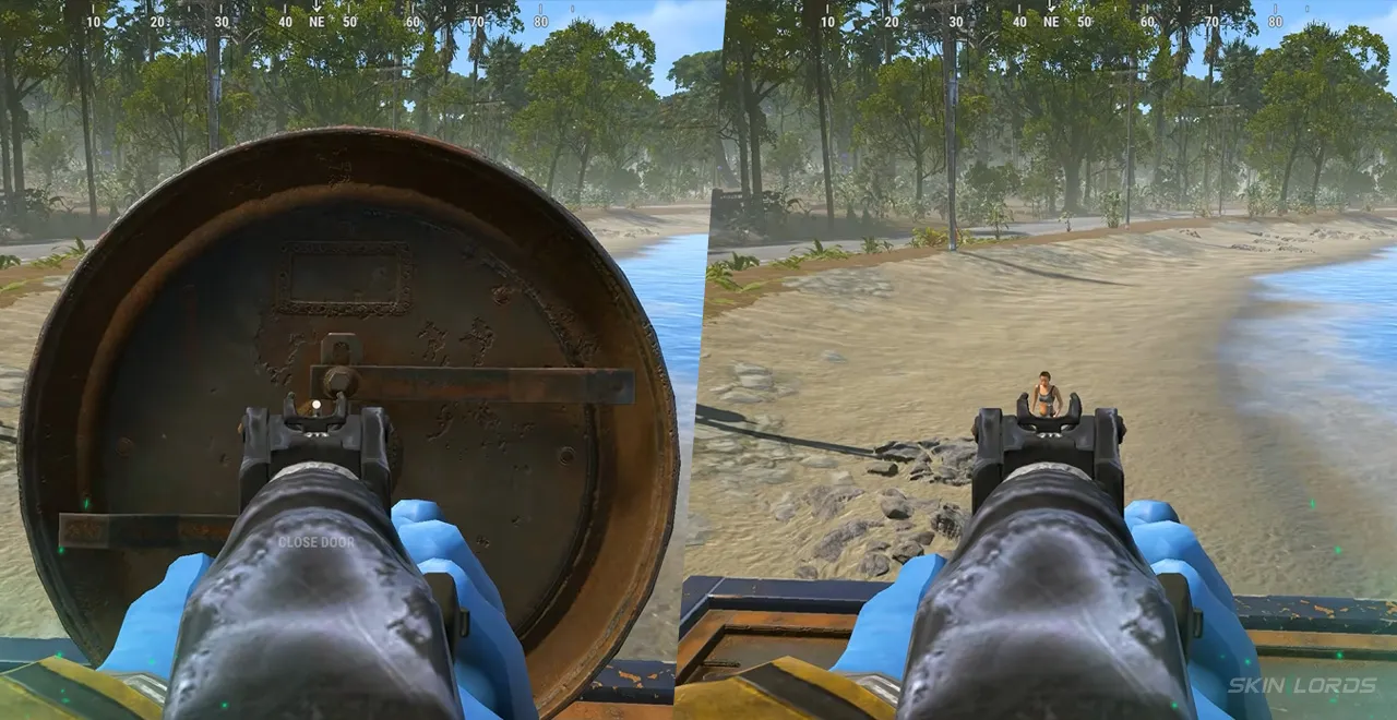 Rust Armored Ladder Hatch Features