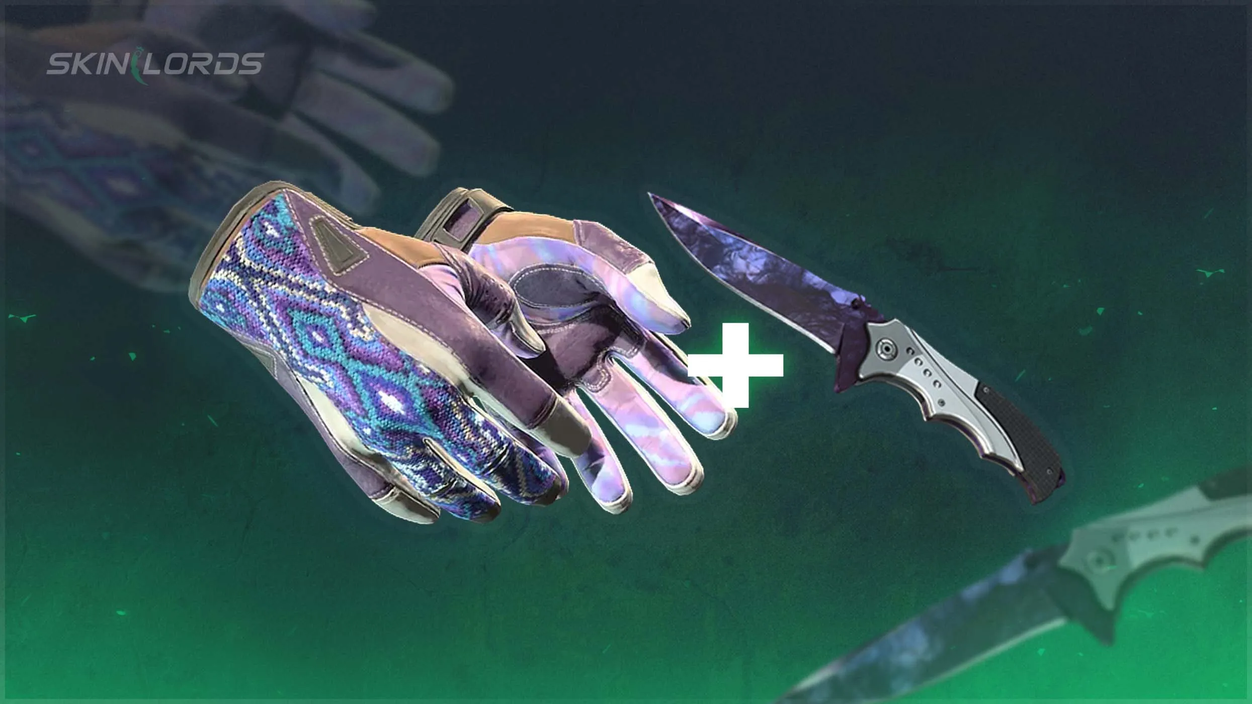 Best CS2 Knives for the Sport Gloves Violet Beadwork