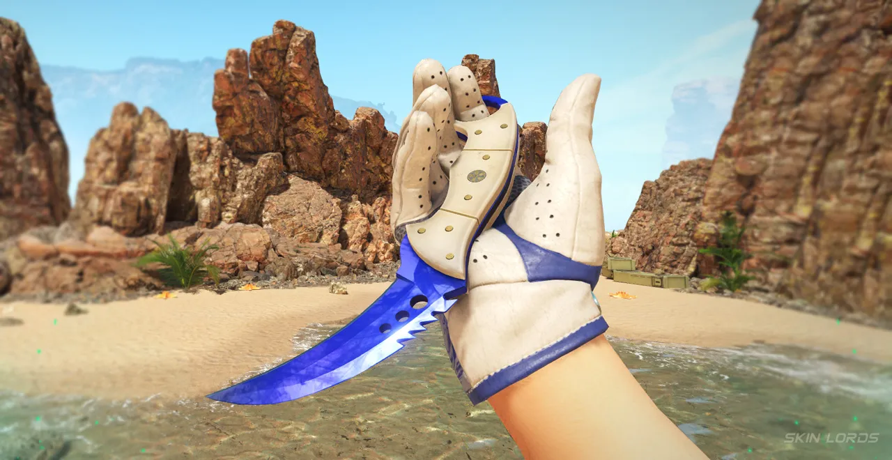 Driver Gloves Wave Chaser + Talon Knife Doppler Phase 4