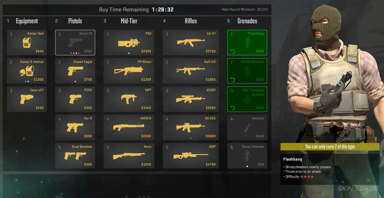 Don't Sacrifice Next Round's Economy on CS2 Utility