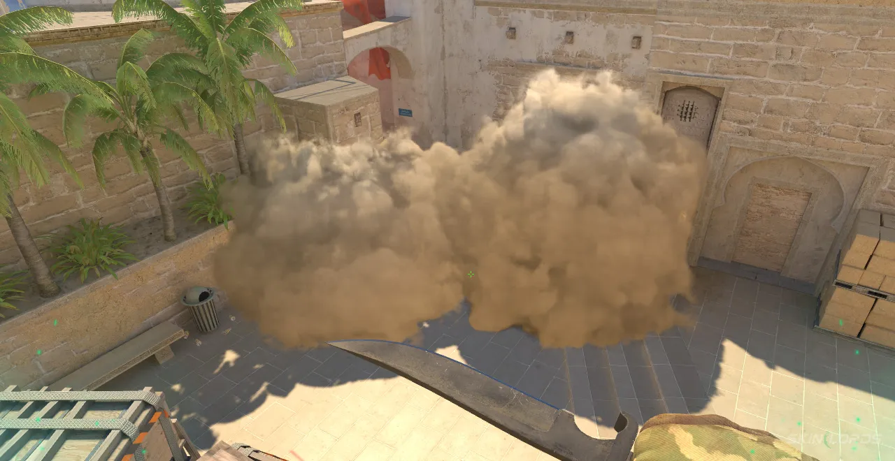 cs2 mirage jungle and stairs smokes