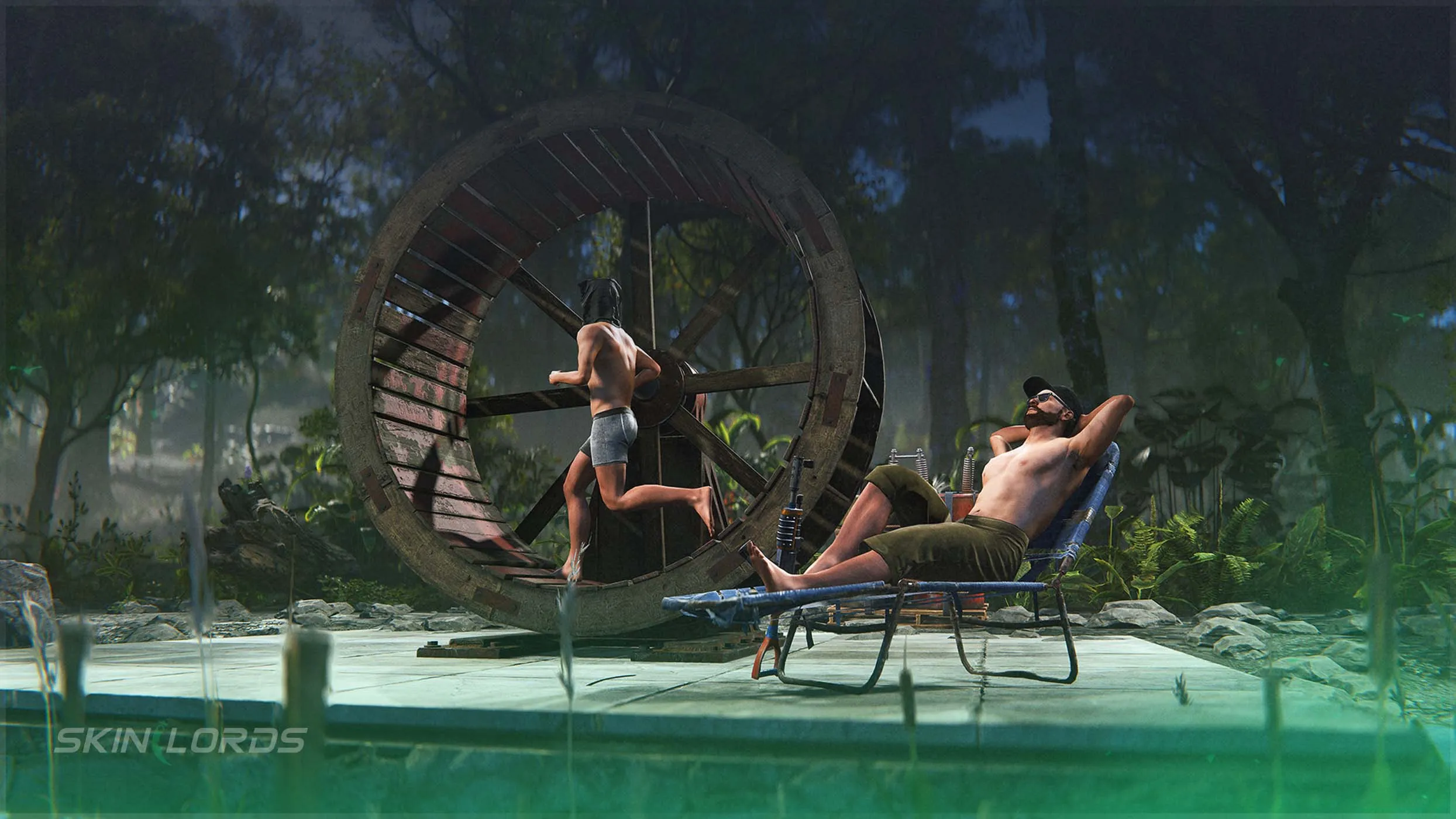 Rust Water Wheel Item Guide
