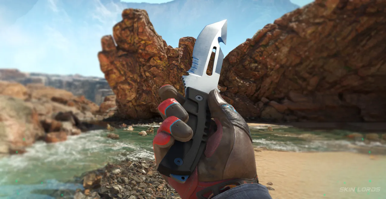 Sport Gloves Blaze + Survival Knife Vanilla