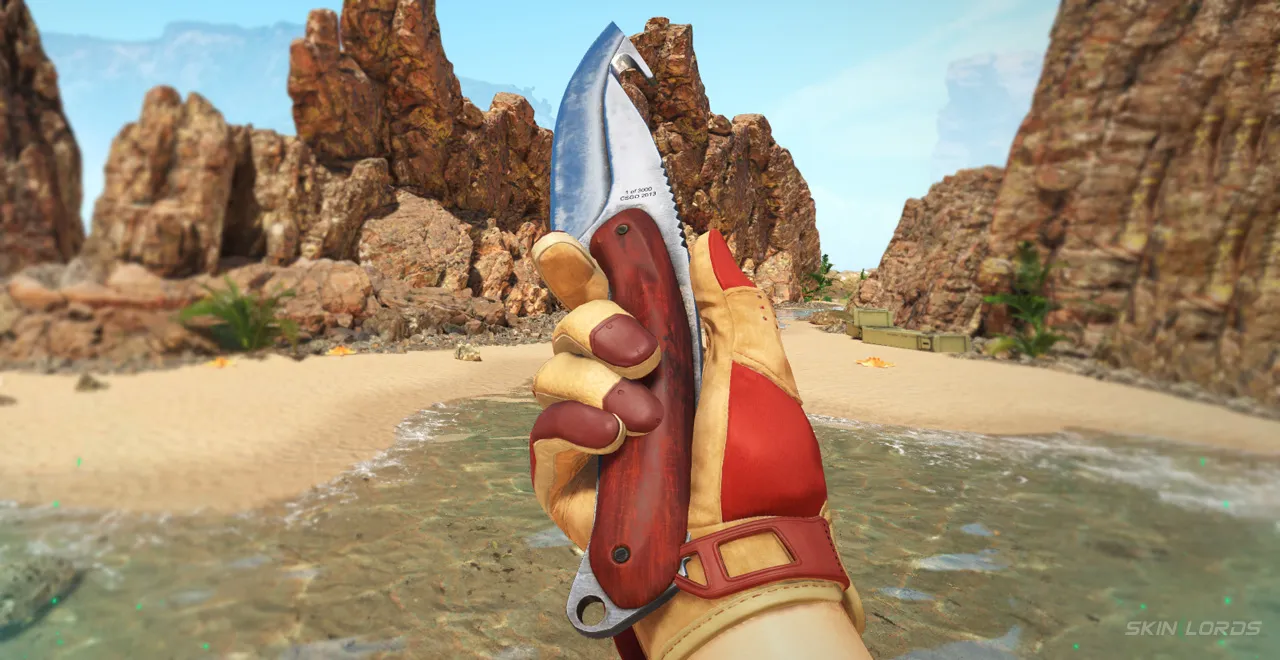 Sport Gloves Red Racer + Gut Knife Vanilla