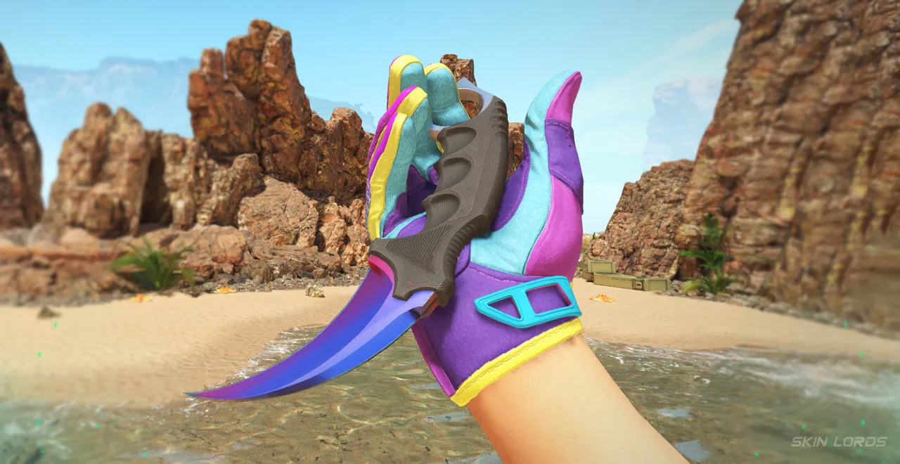Sport Gloves Ultra Violent + Karambit Fade
