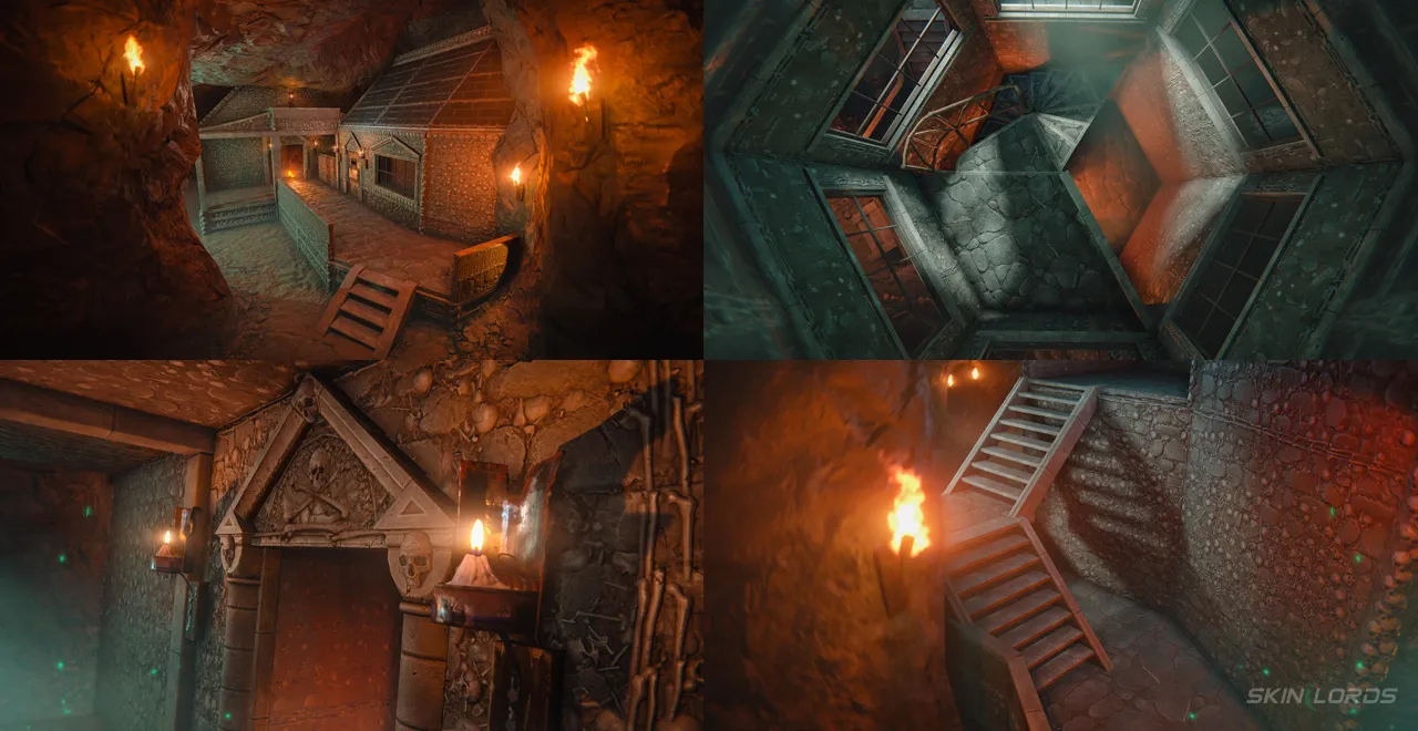 Rust Crypt Stone Building Skin