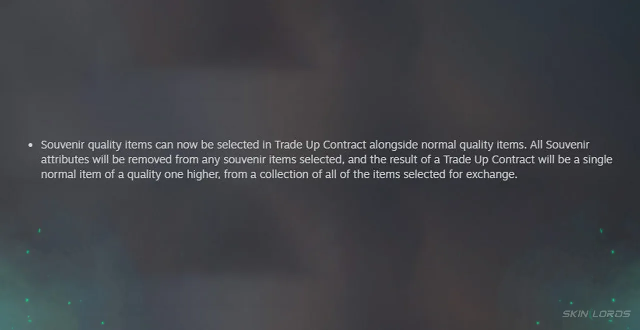 Can Souvenir and Regular Items be Mixed in CS2 Trade Up Contracts
