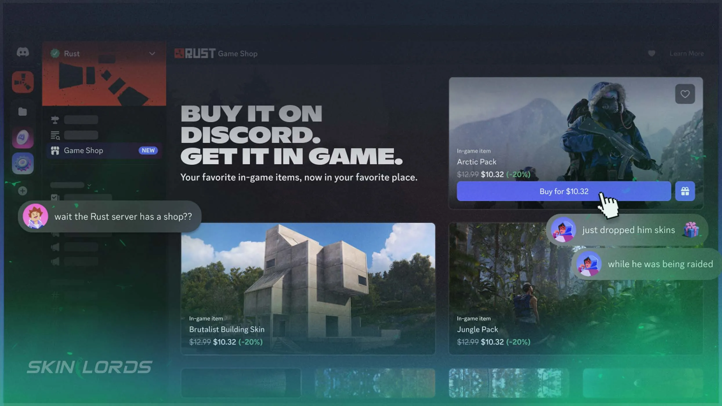 Rust x Discord Collab With In-App Shop