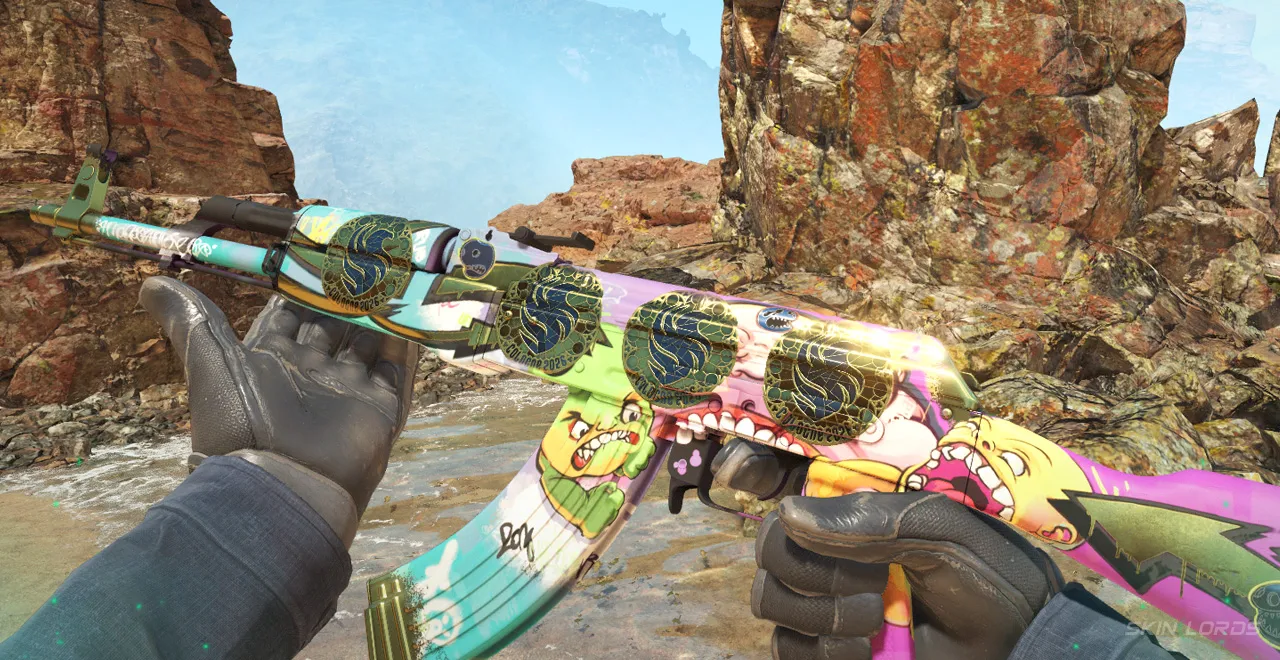 Best Falcons (Gold) Cologne 2026 Sticker Craft AK-47 B the Monster + 4x Falcons (Gold) Cologne 2026