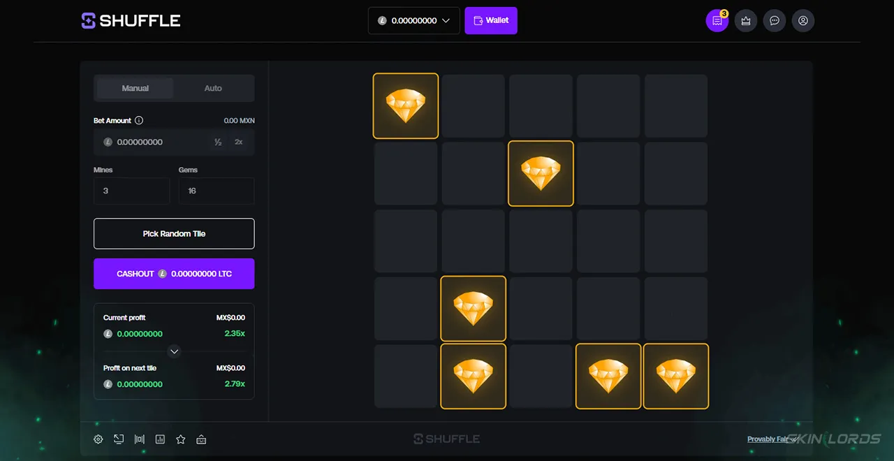crypto casino mines original game