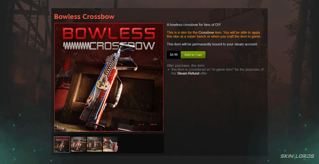 Where to Purchase Rust's Bowless Crossbow DLC