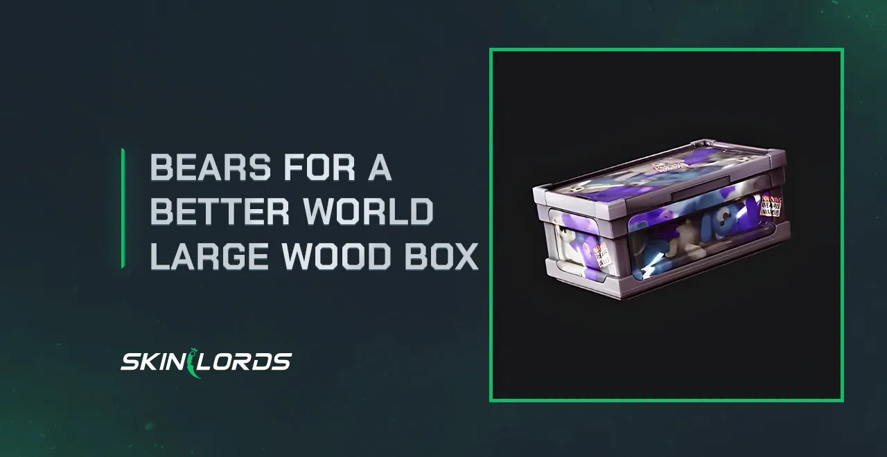Rust Twitch Drops Bears For A Better World Large Wood Box