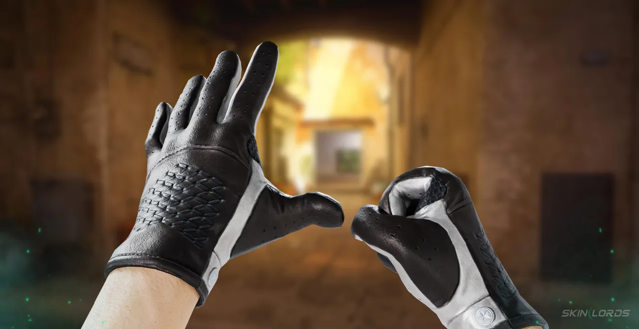 Driver Gloves - Driver Gloves Black Tie
