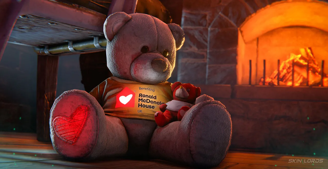 Rust Twitch Drops Ronald McDonald UK Bear Plushie