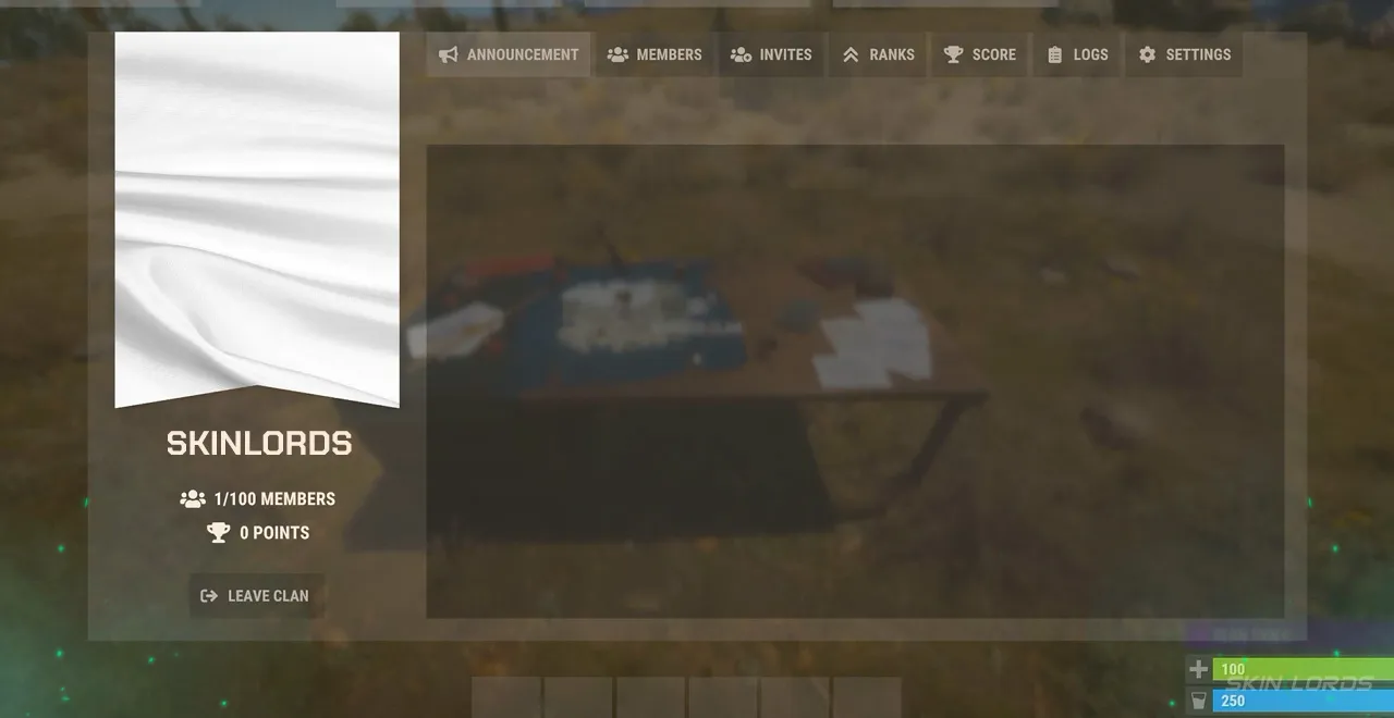 Rust Clan System: Clan Features