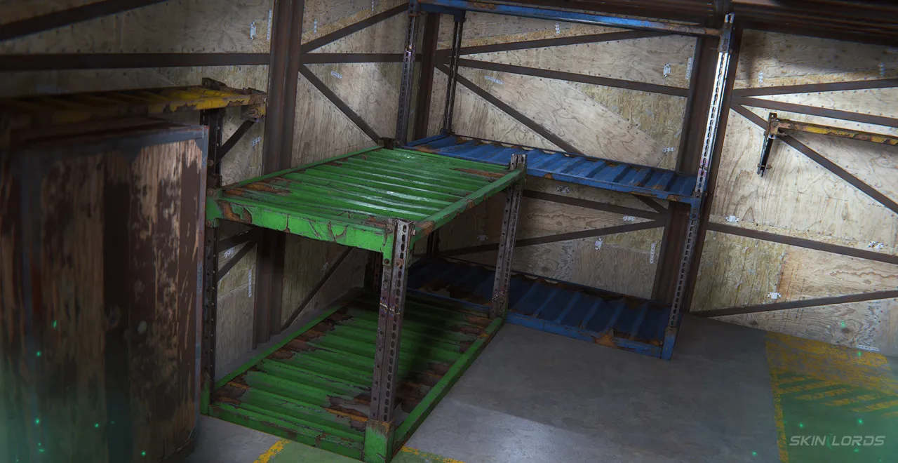 Industrial Decor Pack DLC Shelf Colorways