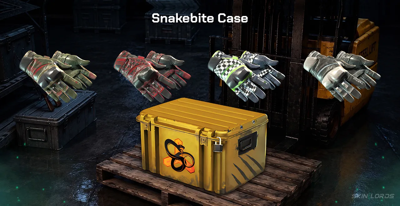 Snakebite Case Moto Gloves