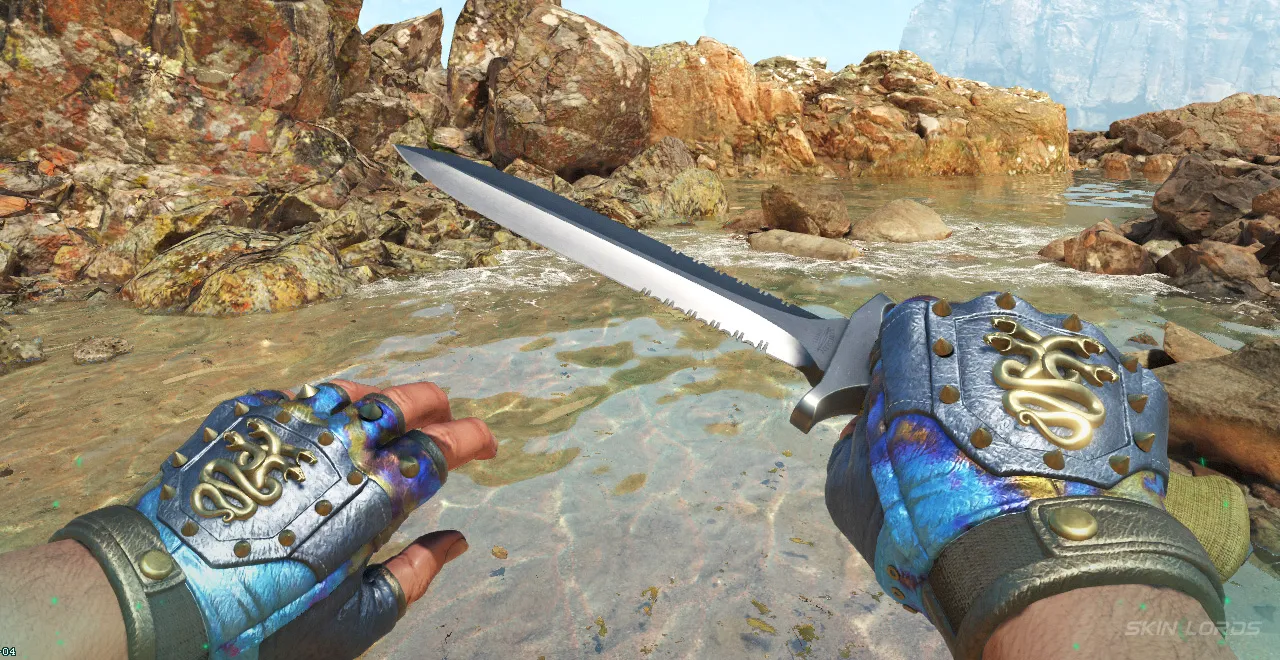 Tier 2 Hydra Gloves Blue Gem Patterns, Pattern 31
