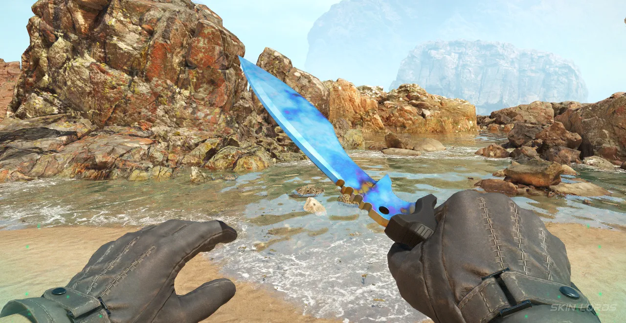 Top Kukri Knife Blue Gem Seeds Pattern 494