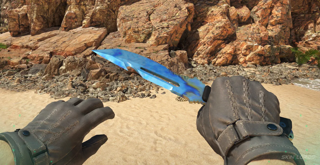Tier 2 Survival Knife Blue Gem Case Hardened Patterns 704