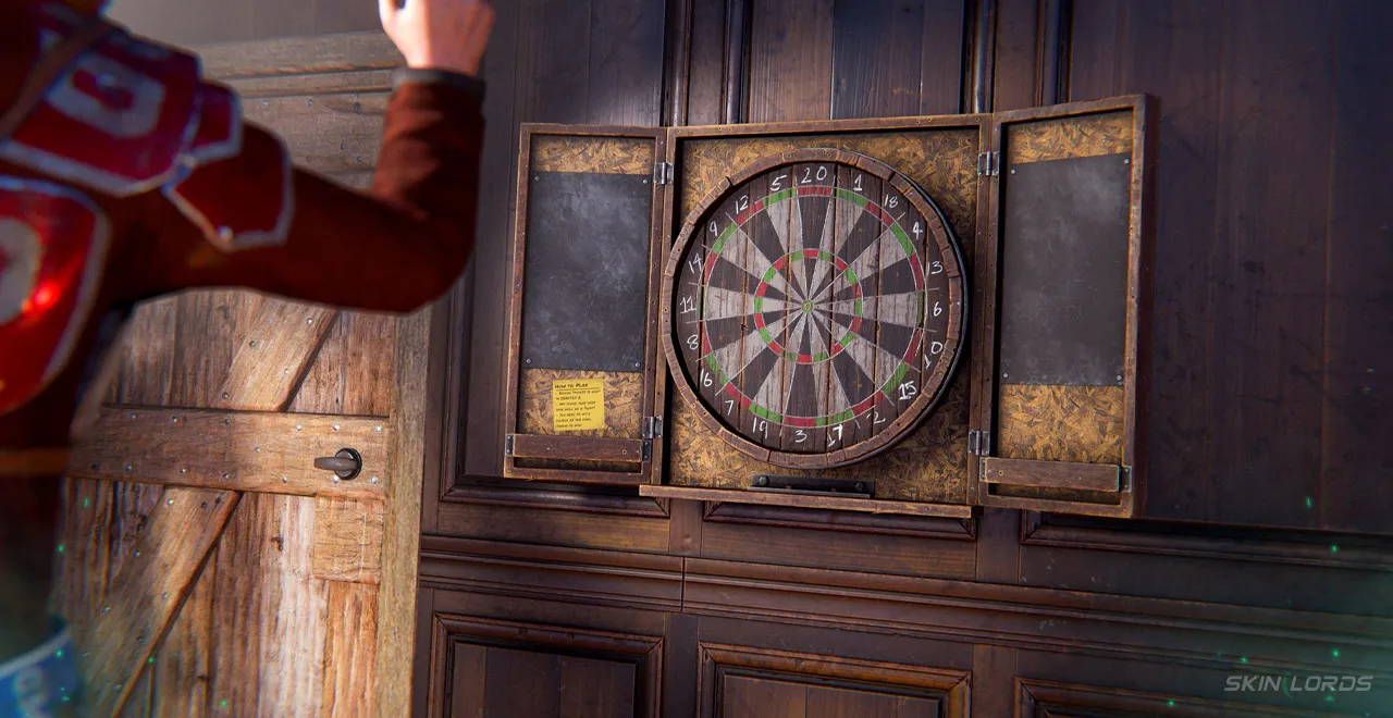 Rust Bar Games Pack DLC Darts Board