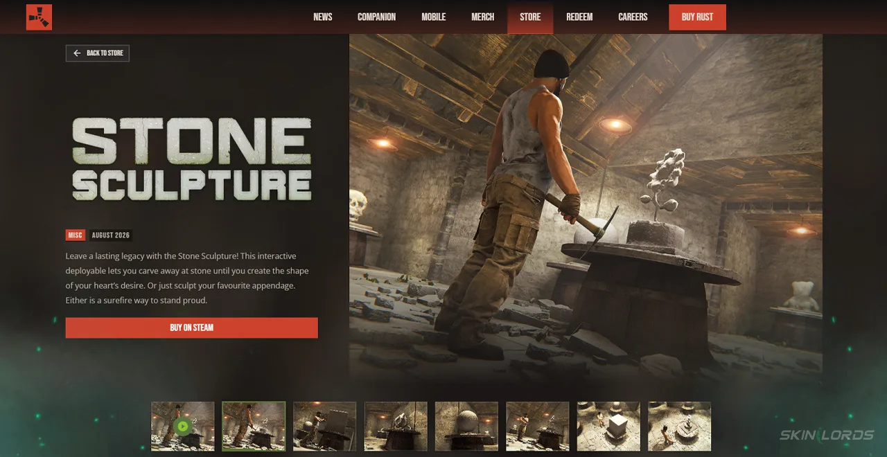 How to Purchase the Rust Stone Sculpture DLC