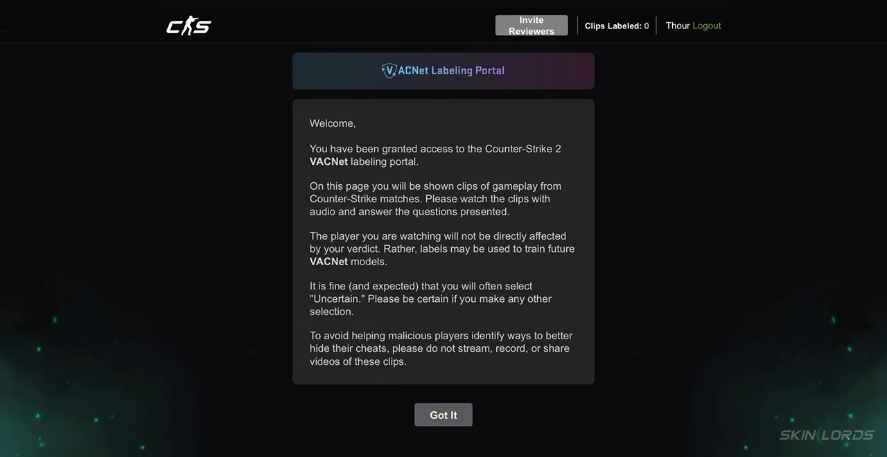 VACNet Doesn't Get Someone VAC Banned