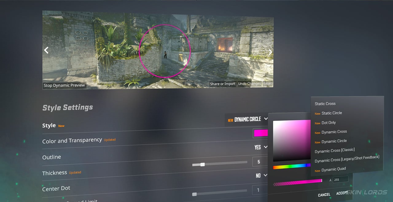 New CS2 Crosshair Settings