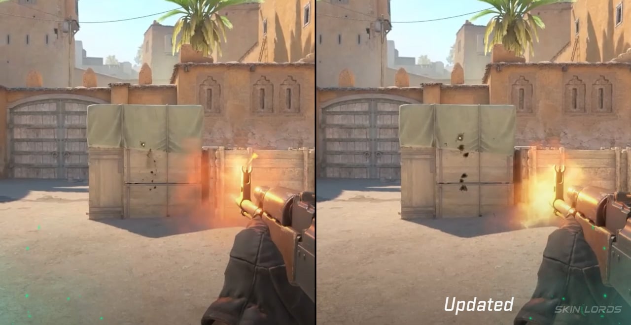 Visual Changes to CS2 Blood and Bullet Impact Visibility